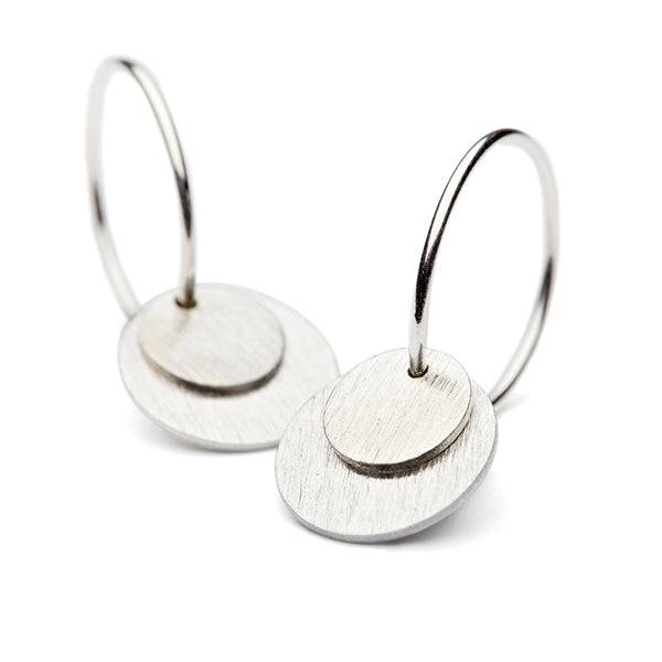 Pernille Corydon Small Coins øreringe - Sølv - Bahne